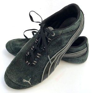 Puma Eco Ortholite Grayish Suede Athletic Shoes 10